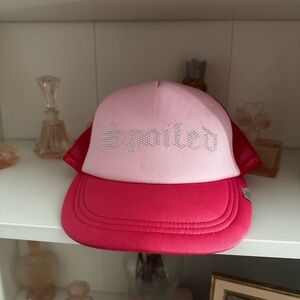 Pink and Red 'Spoiled' Cap